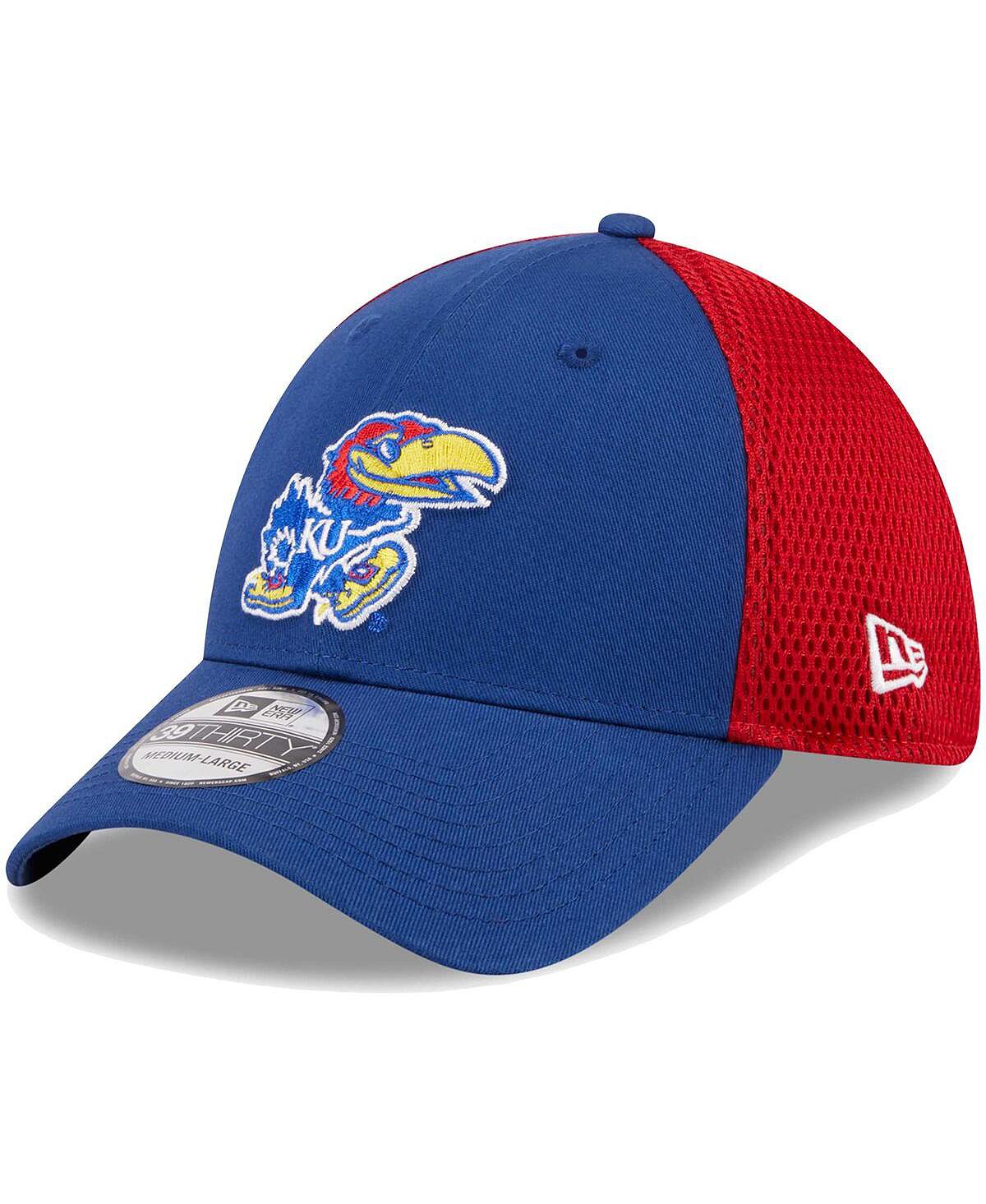 

Мужская кепка Royal Kansas Jayhawks Evergreen Neo 39THIRTY Flex Hat New Era