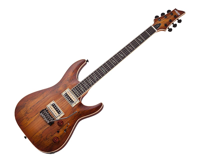 Электрогитара Schecter C-1 Exotic Spalted Maple Electric Guitar - Natural Satin