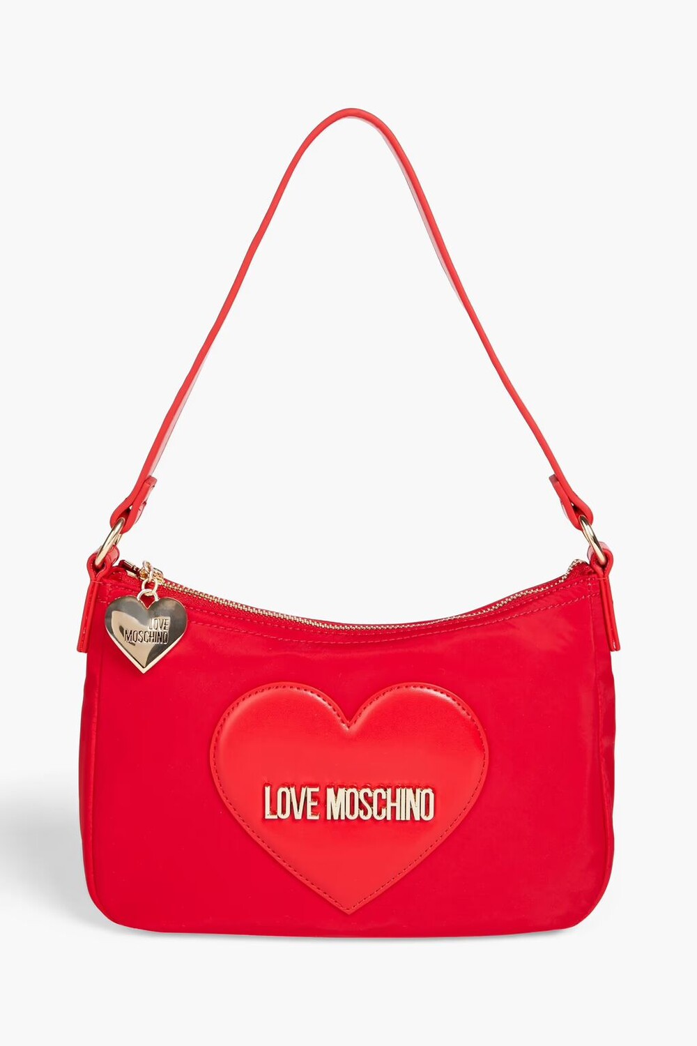 

Сумка на плечо из ракушек с аппликацией Love Moschino, красный