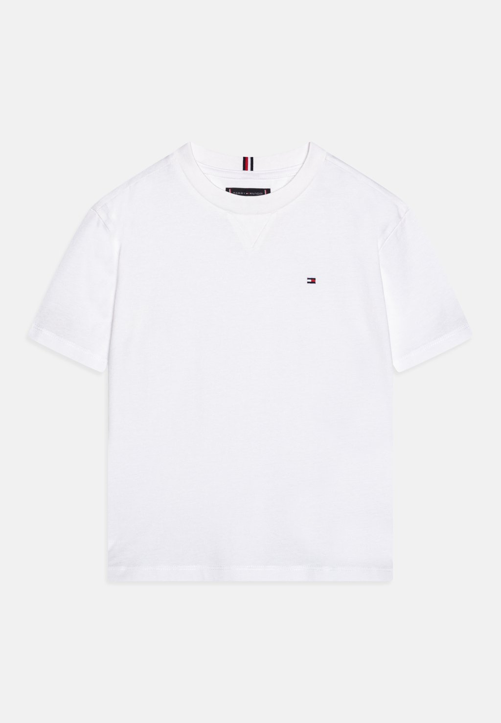 Базовая футболка Essential Tee Unisex Tommy Hilfiger, белый цена и фото