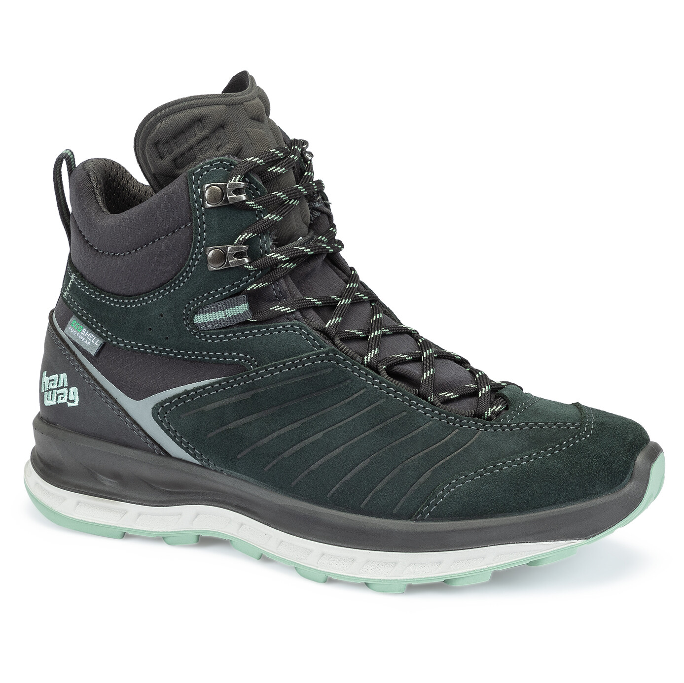 

Ботинки для прогулки Hanwag Women's Blueridge ES, цвет Petrol/Mint