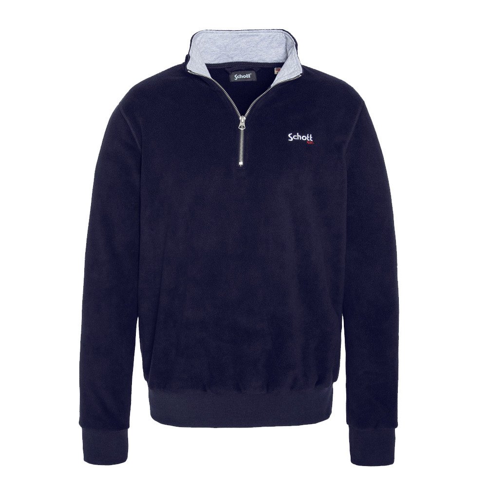 

Толстовка Schott Polar Half Zip, синий