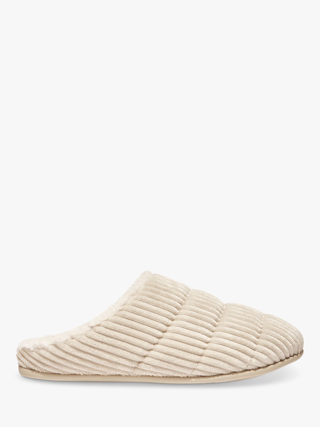 

Флисовые вельветовые тапочки Chrissie FitFlop, слоновая кость