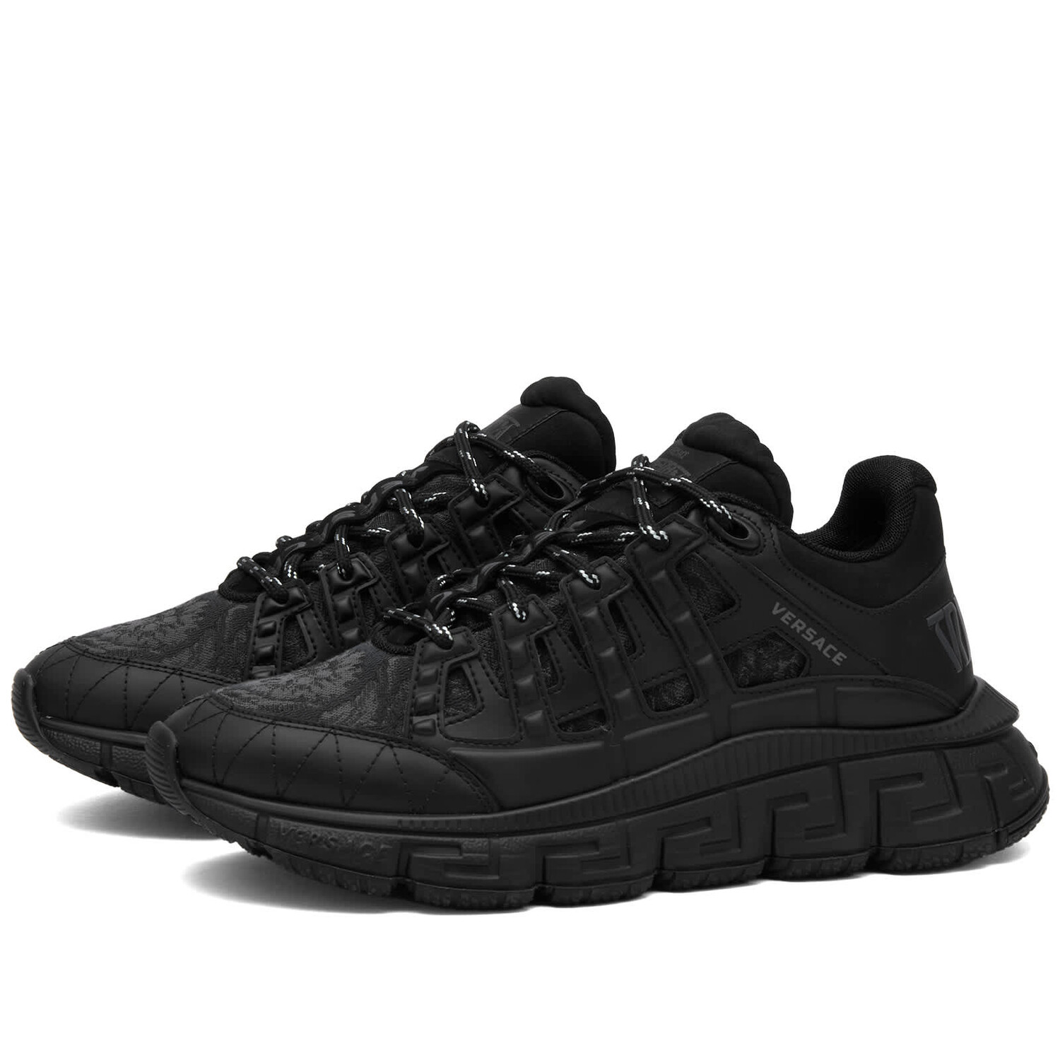 

Кроссовки Versace Baroque Trigreca, цвет Black & Anthracite, Черный