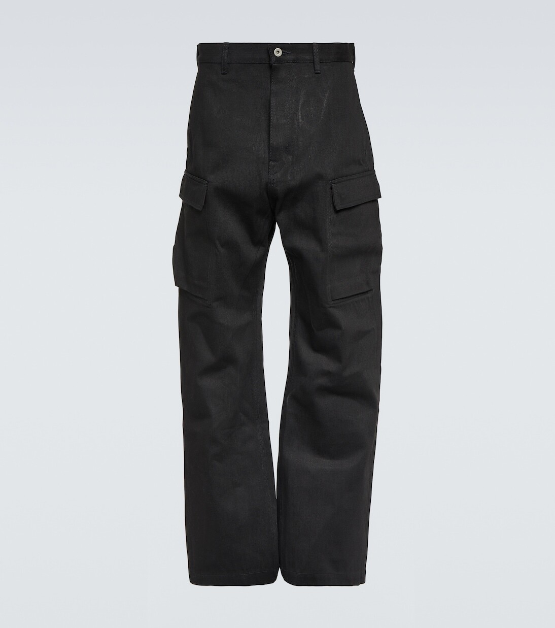

Брюки-карго из хлопка с низкой посадкой Drkshdw By Rick Owens, черный