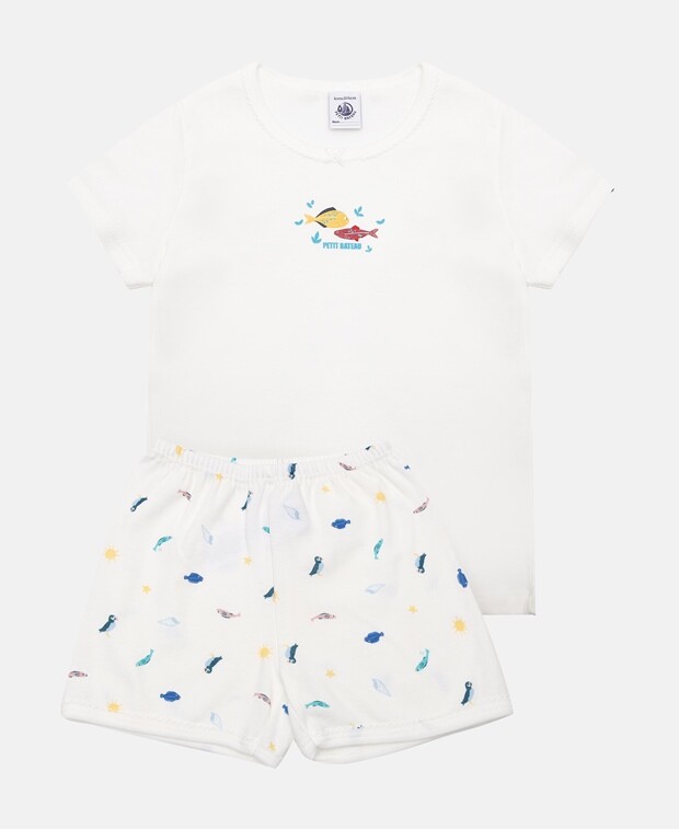 

Пижама Petit Bateau, белый