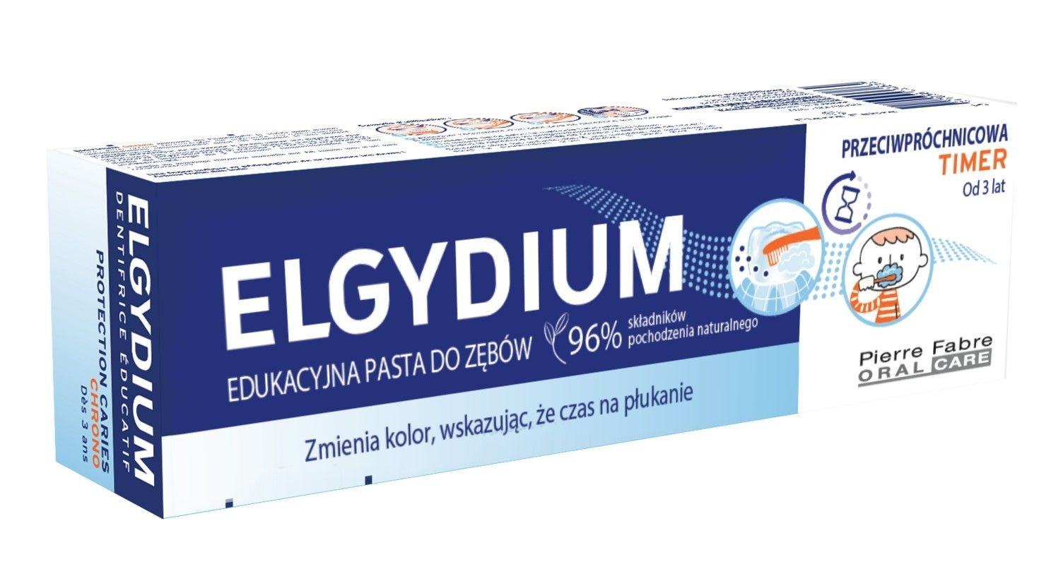 цена Elgydium Timer зубная паста для детей, 50 ml