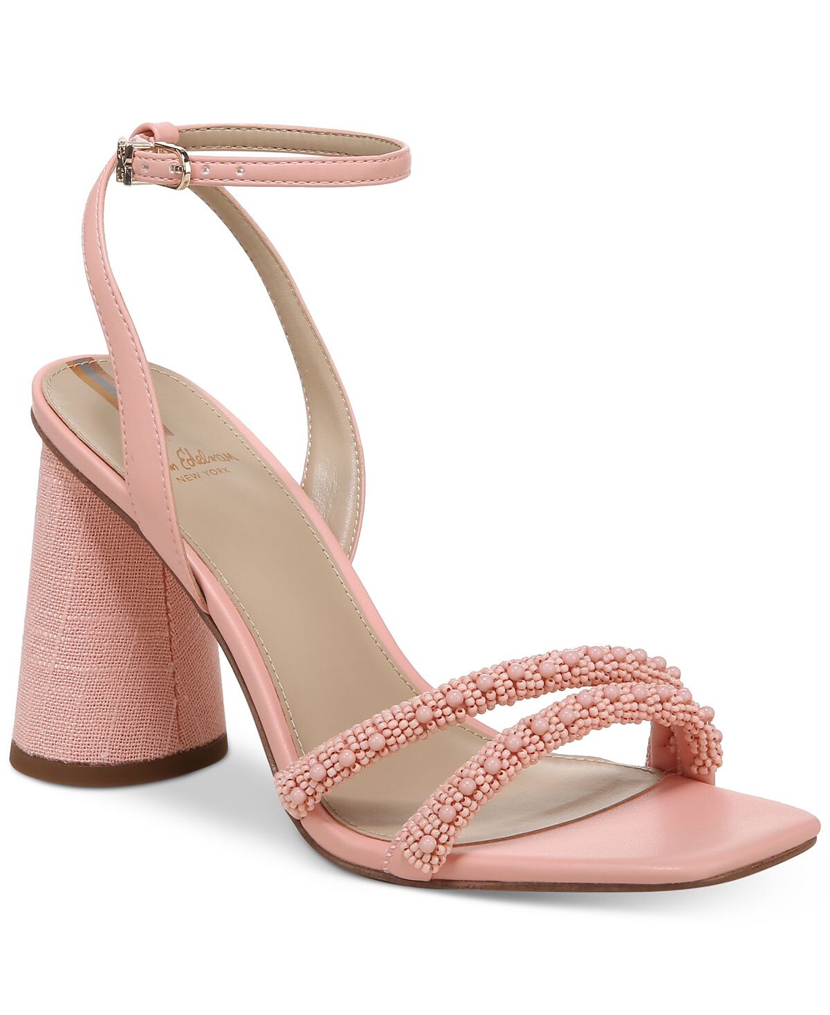 

Женские классические сандалии Kia с ремешками и бисером Sam Edelman