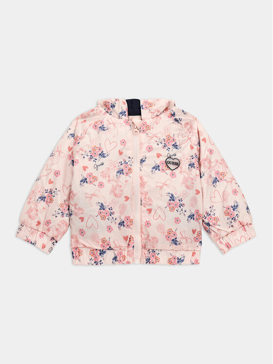 

Переходная куртка стандартного кроя Guess, розовый