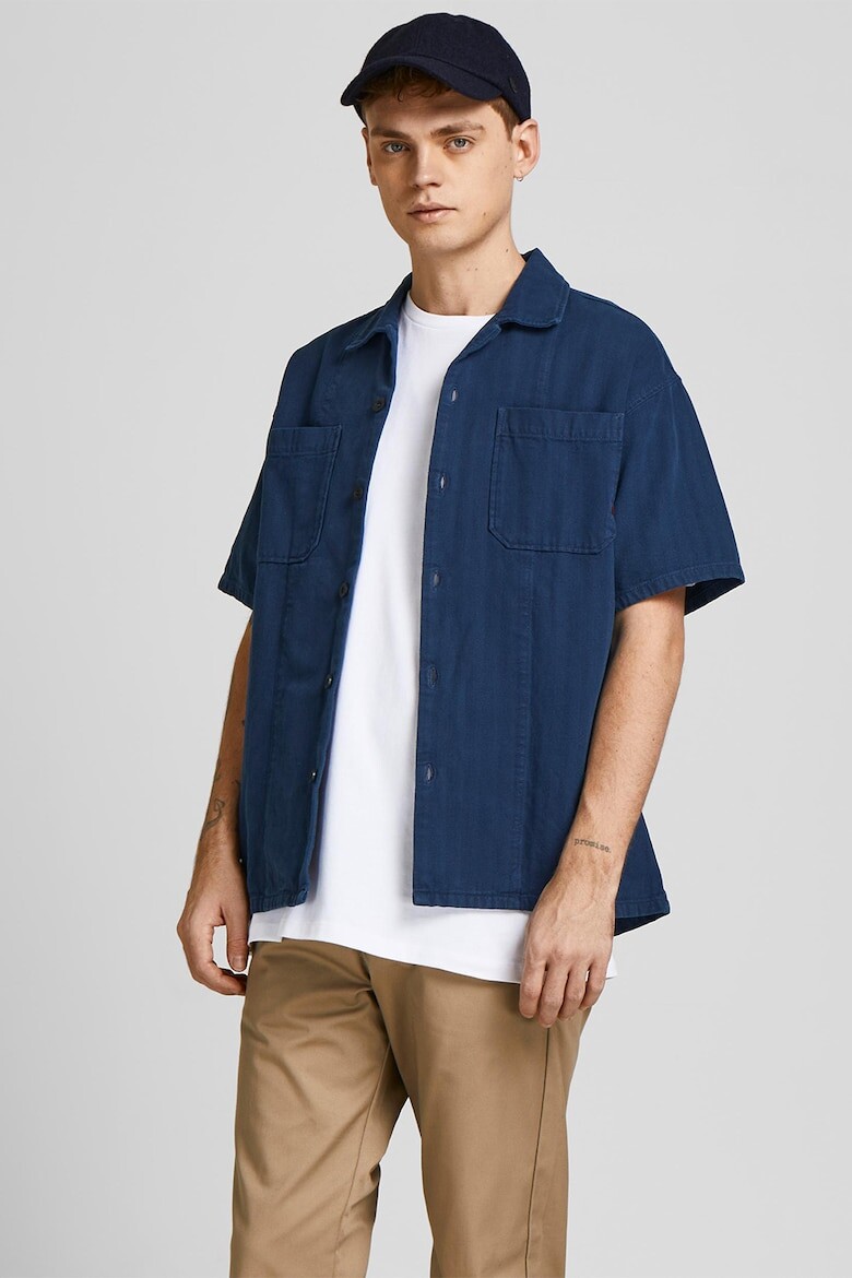 

Рубашка Kyoto с нагрудными карманами Jack & Jones, синий