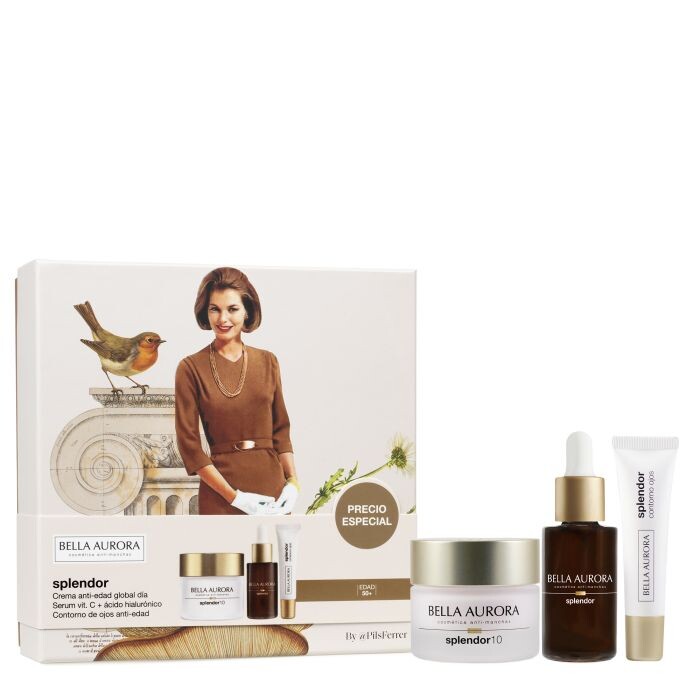 

Набор косметики Pack Splendor Dia + Serum + Contorno Bella Aurora, Set 3 productos