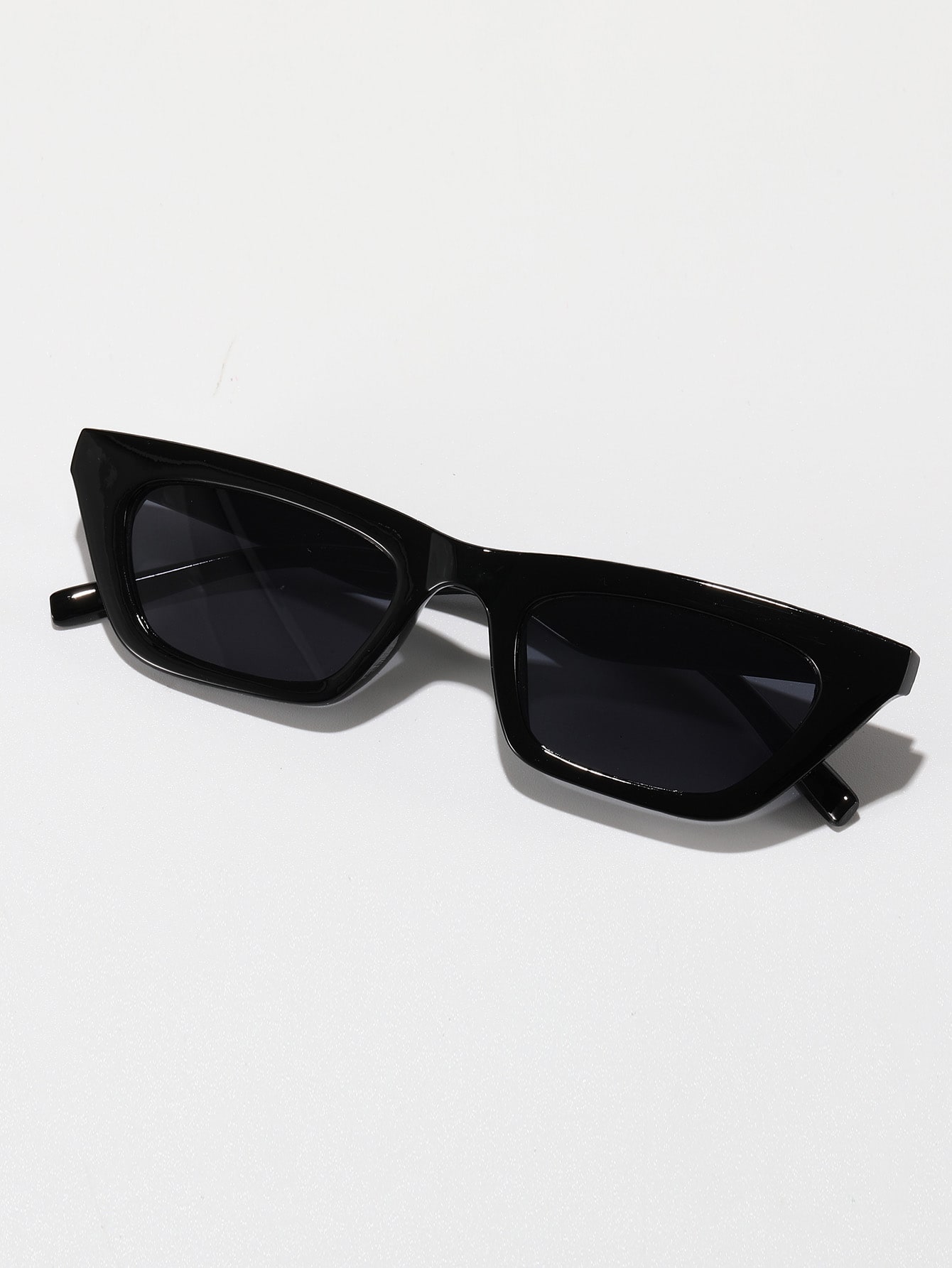 Акриловая оправа Черные солнцезащитные очки с защитой от ультрафиолета Модные очки Черные очки