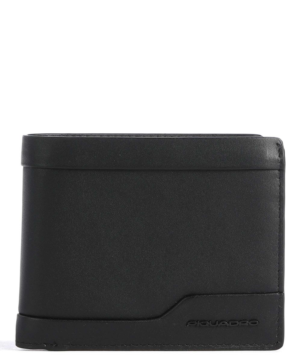 RFID-кошелек FXP из мягкой яловой кожи Piquadro, черный