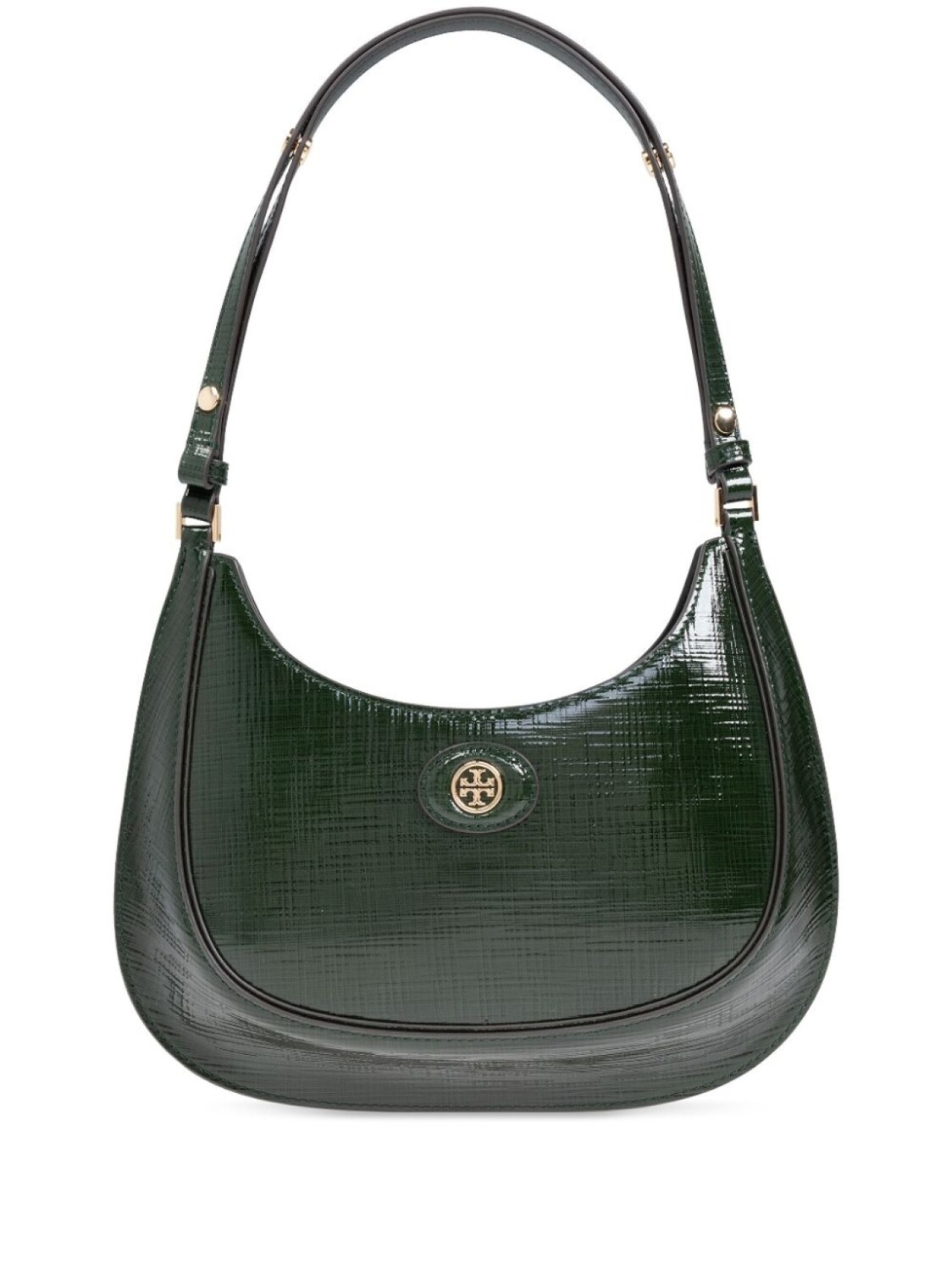

Tory Burch сумка на плечо Robinson Crosshatched, зеленый