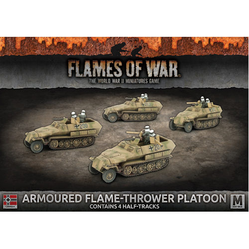 Фигурки Flames Of War: Armoured Flame-Thrower Platoon