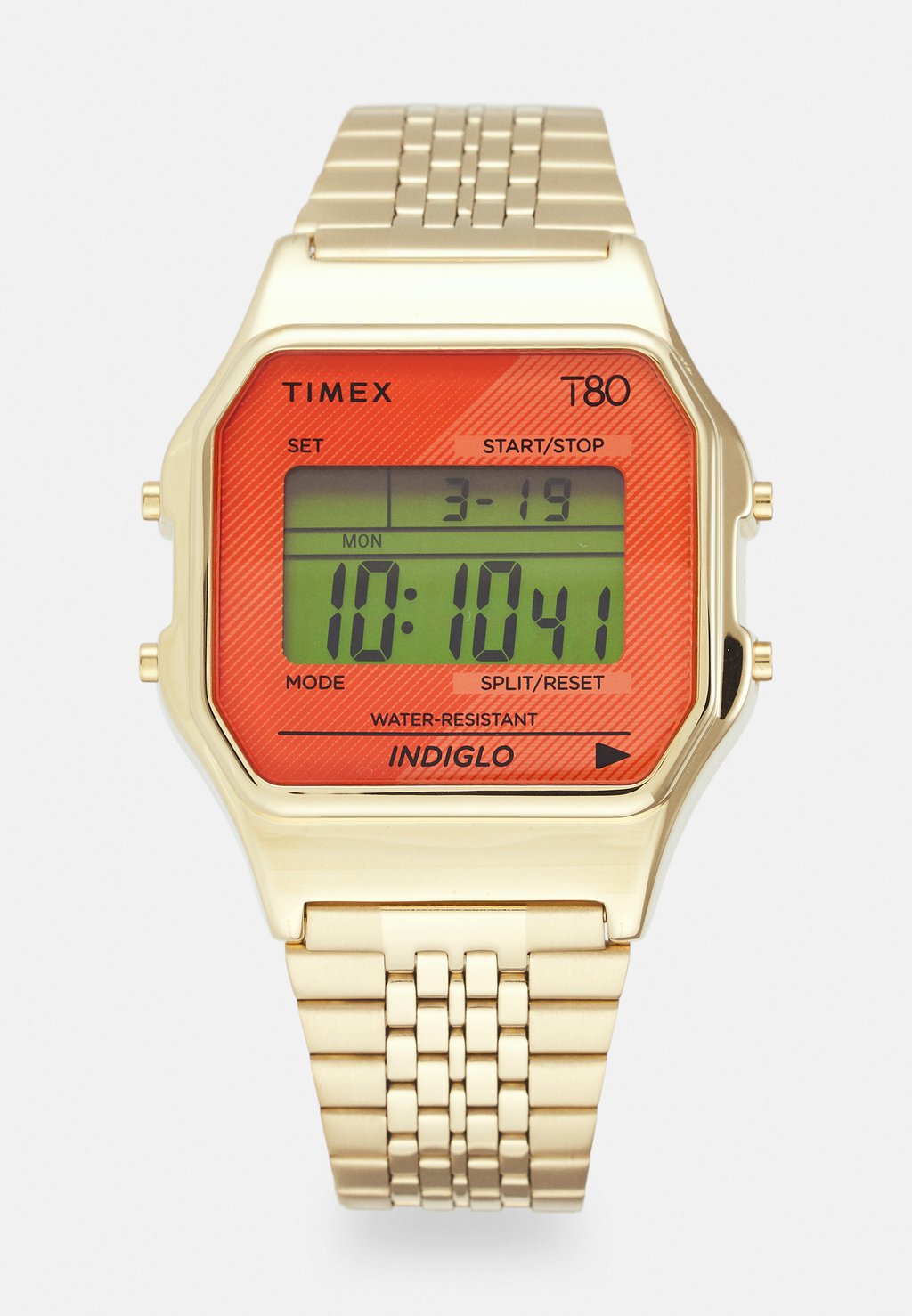 Цифровые часы T80 UNISEX Timex, цвет gold-coloured/citron/orange ed sheeran – coloured orange vinyl lp coloured red vinyl lp