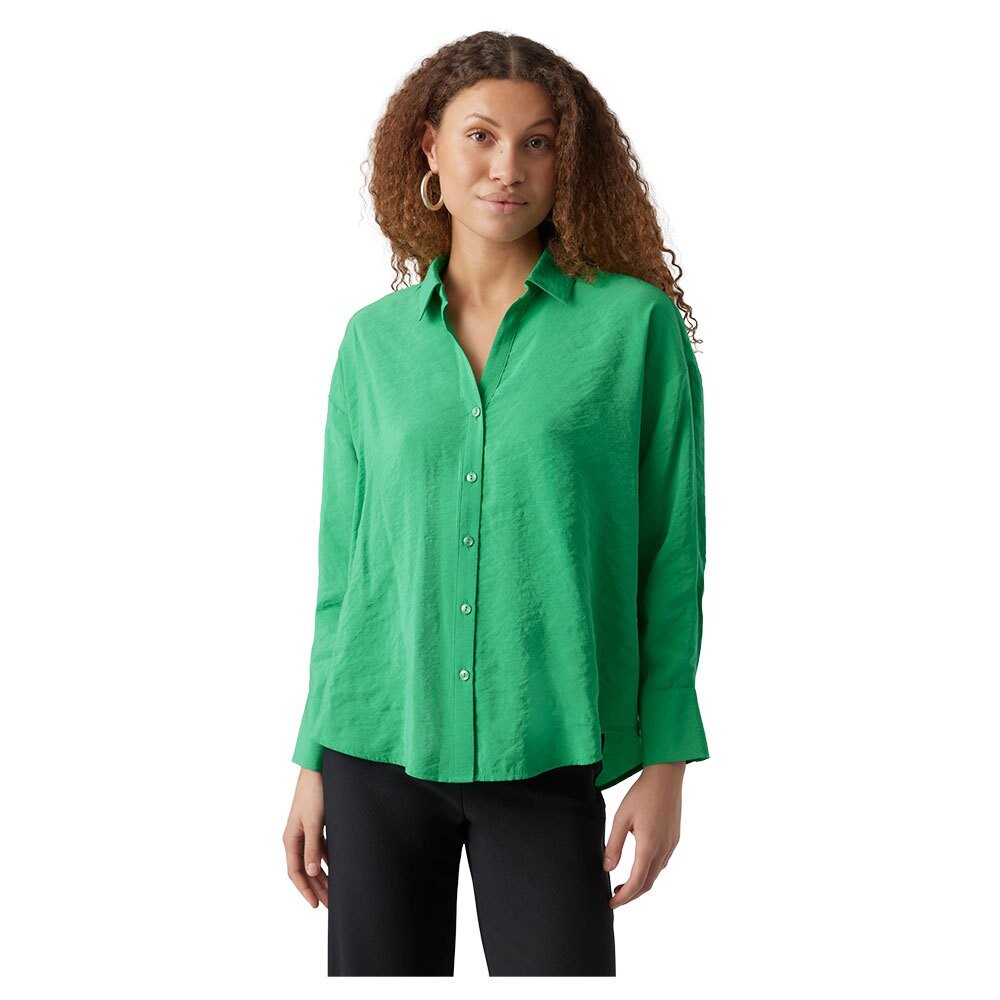 

Рубашка с длинным рукавом Vero Moda Queeny Oversize, зеленый