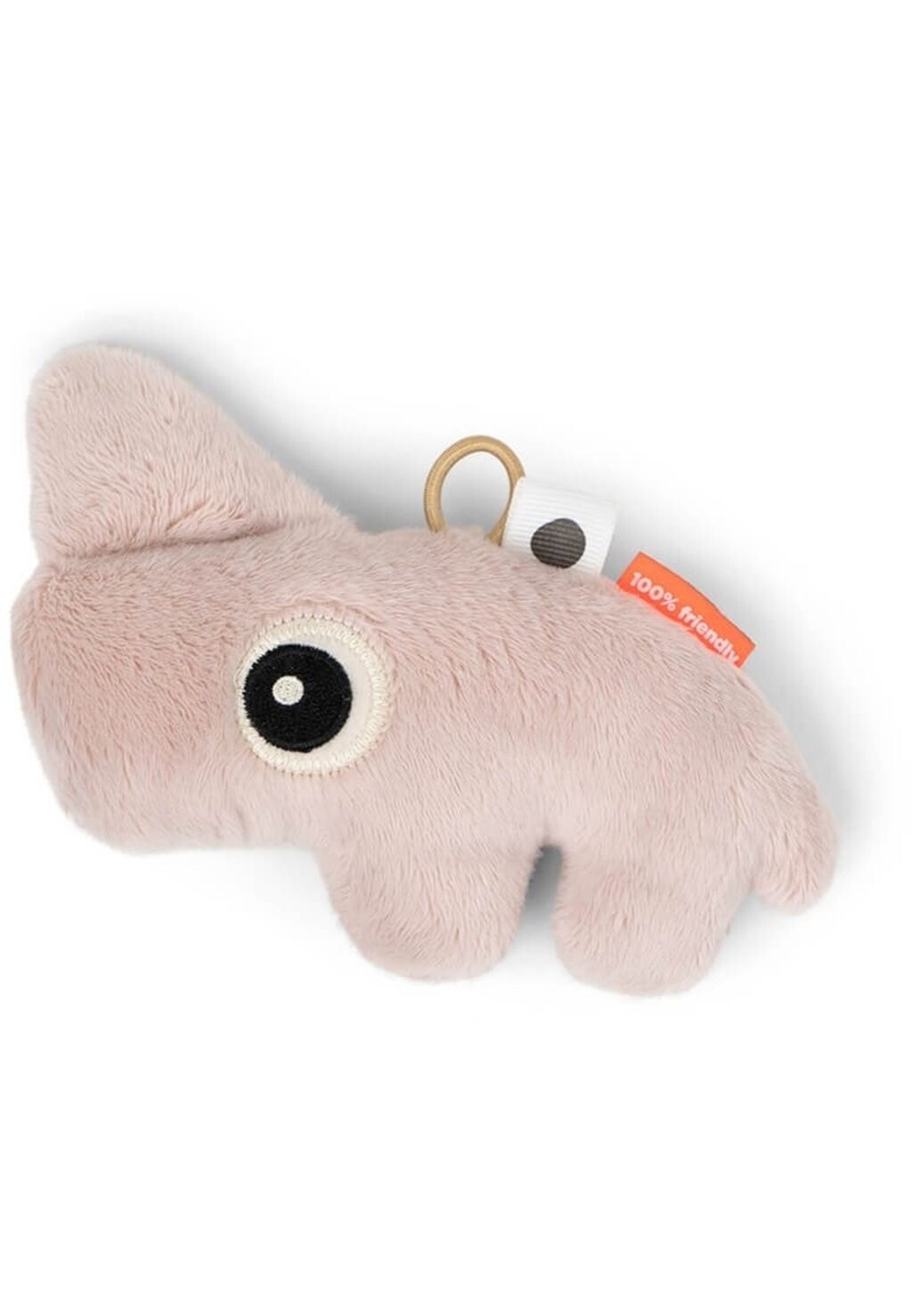 

Мягкая игрушка SENSORY RATTLE NOZO POWDER Done By Deer, цвет pink