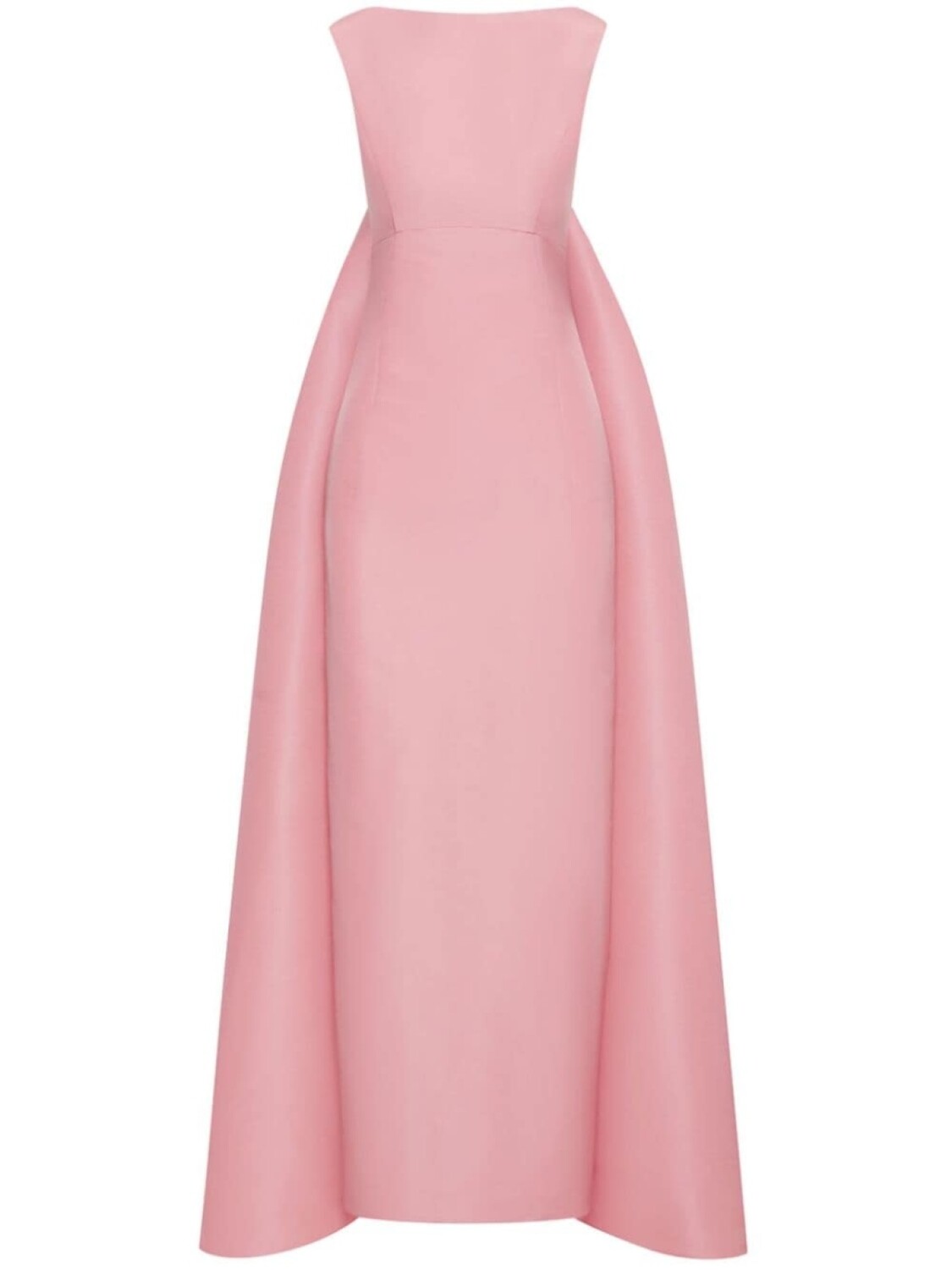

Oscar de la Renta шелковое платье с драпировкой, розовый