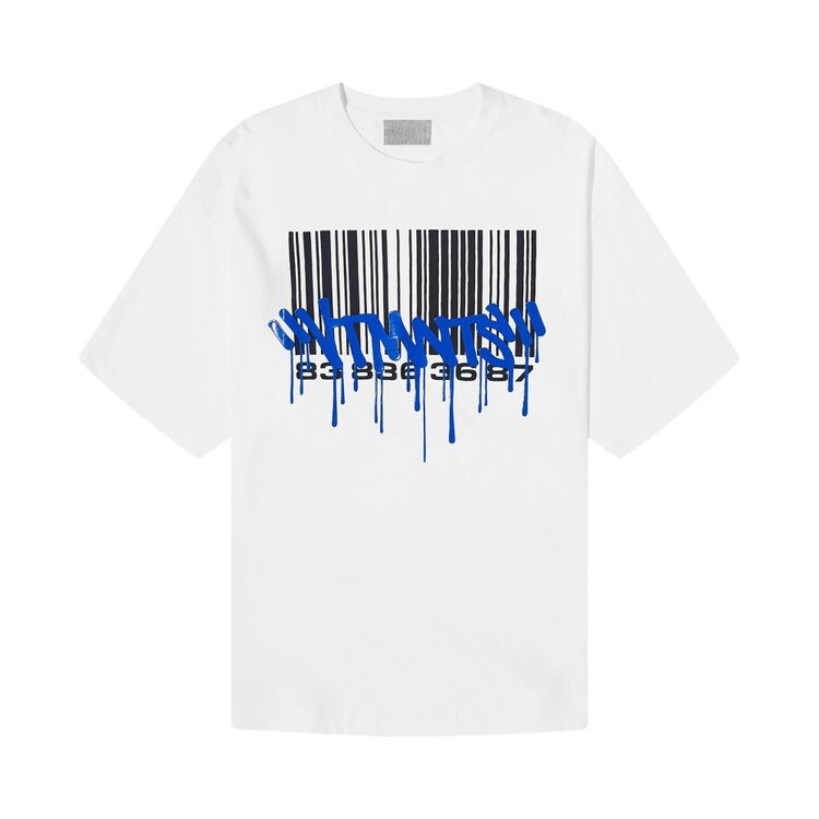 

Футболка VTMNTS Graffiti Big Barcode 'White', белый