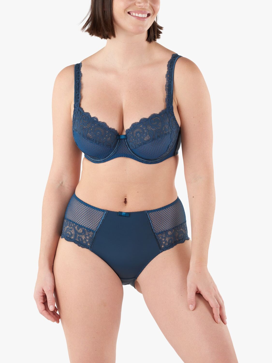 

Трусики Maison Lejaby Gaby с высокой талией, Nuit Bleue