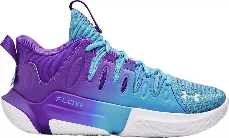 

Женские баскетбольные кроссовки Under Armour Flow Breakthru 4, фиолетовый/синий
