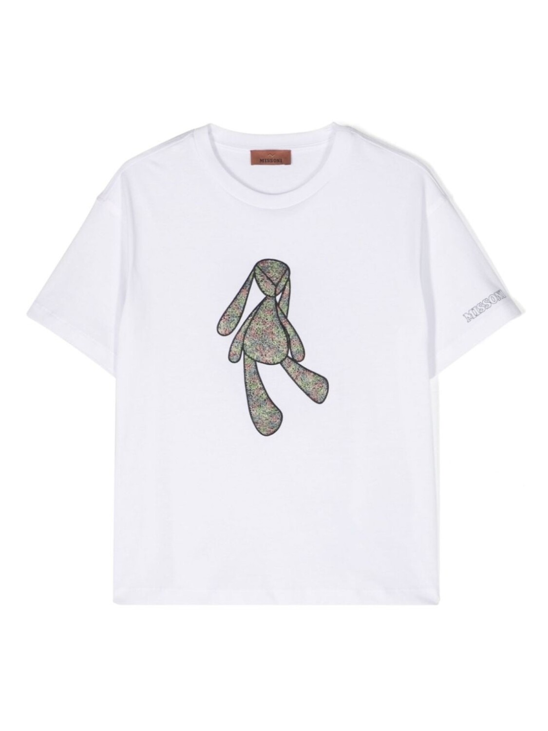 

Missoni Kids футболка с нашивкой Bunny, белый