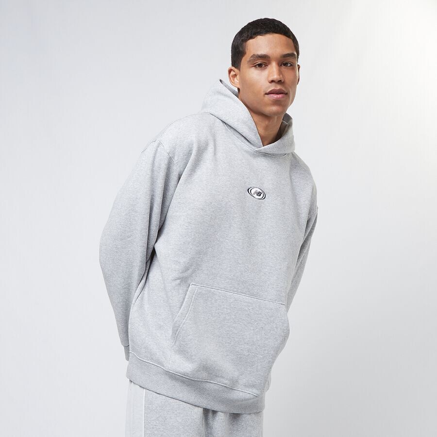 

Толстовка с обручами New Balance, цвет athletic grey heather
