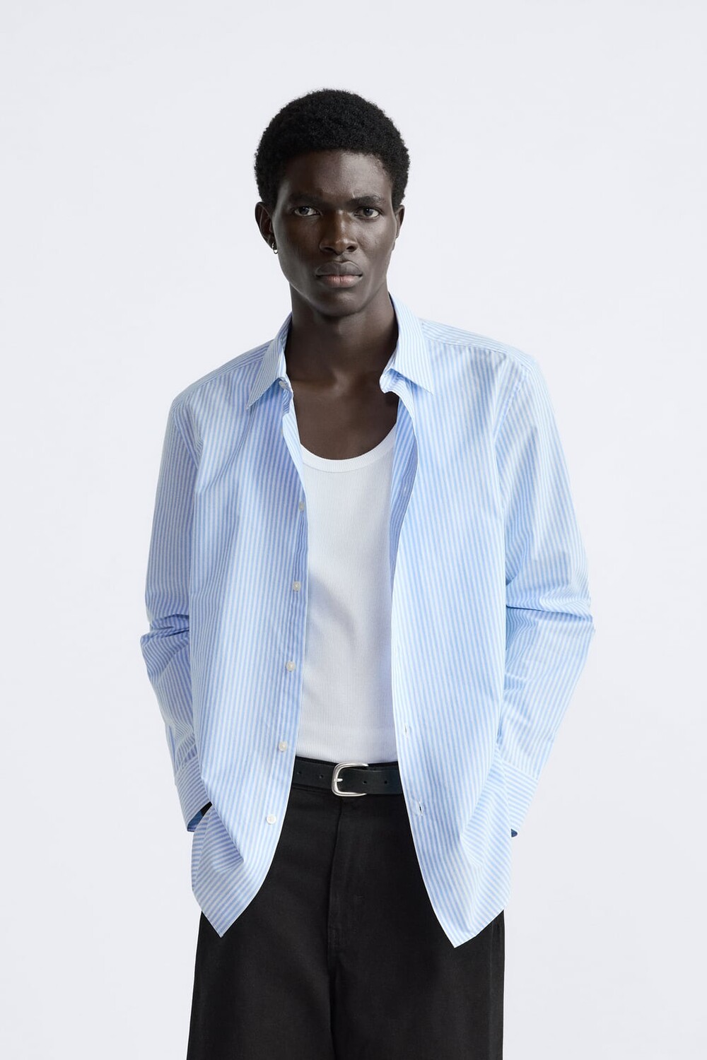 

Футболка easy care ZARA, Синий