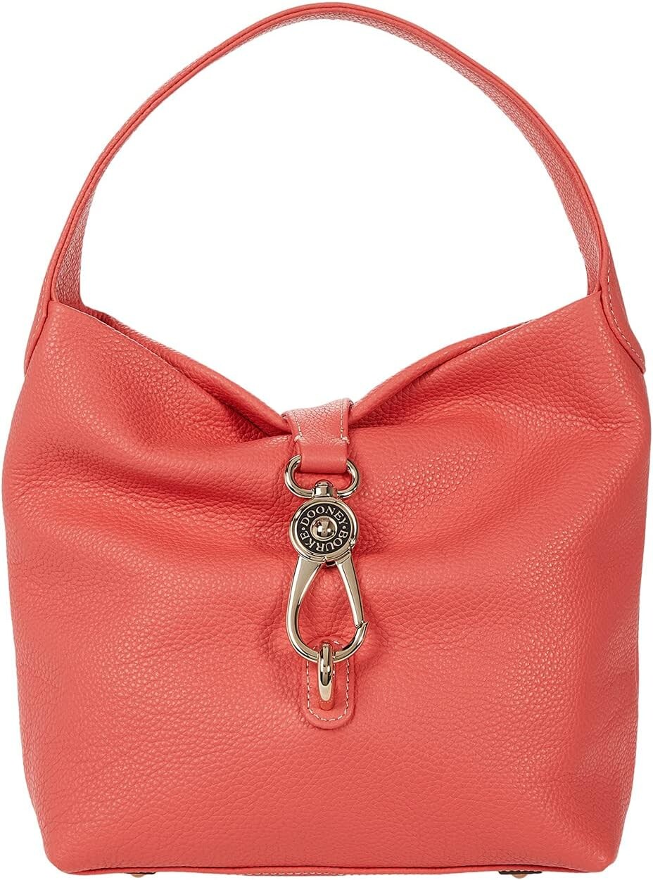 

Сумка Pebble II Small Logo Lock Sac Dooney & Bourke, цвет Geranium