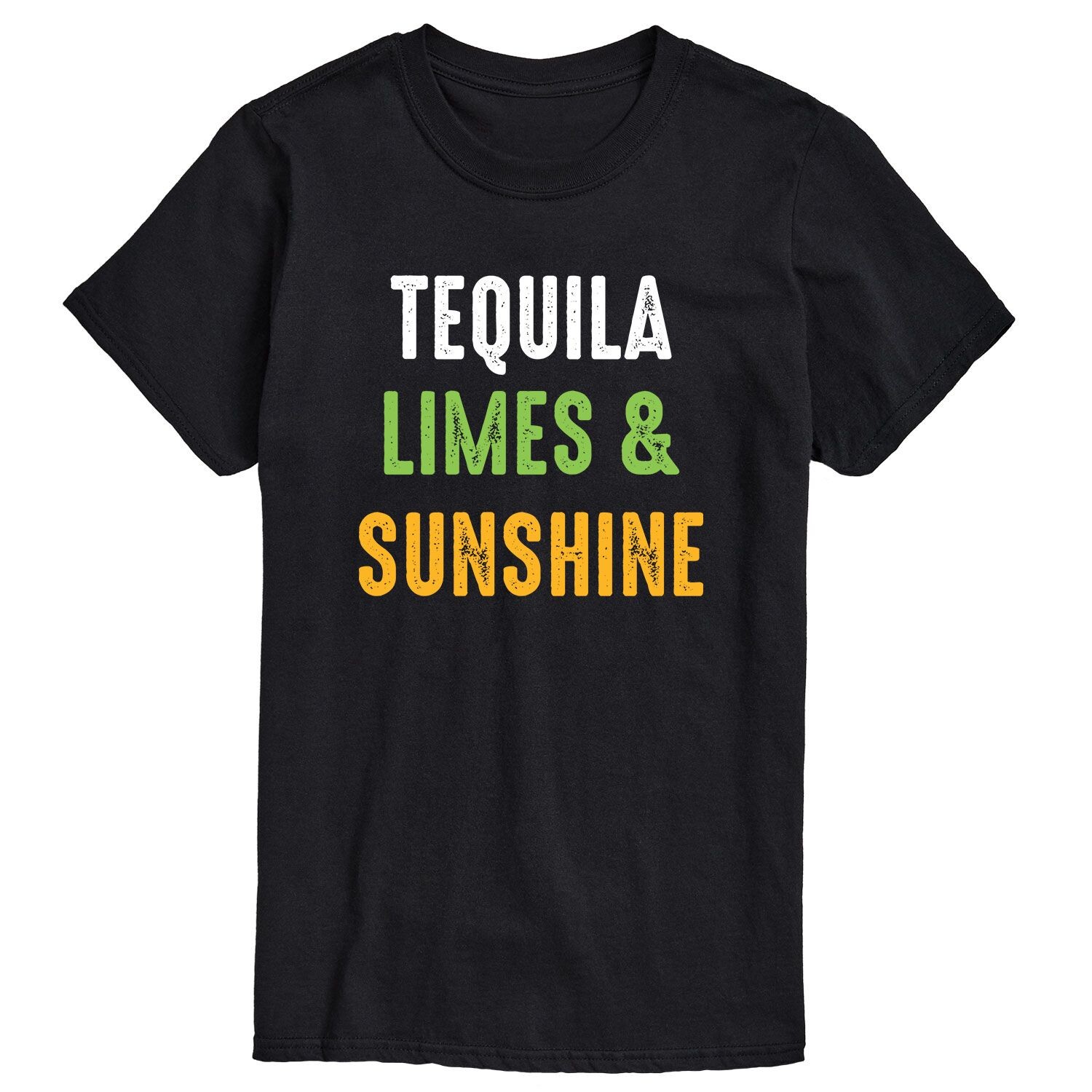 

Мужская футболка с рисунком Tequila Limes & Sunshine Licensed Character