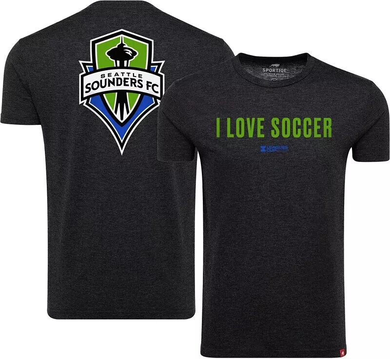 

Черная футболка Sportiqe Seattle Sounders Leagues Cup I Love Soccer