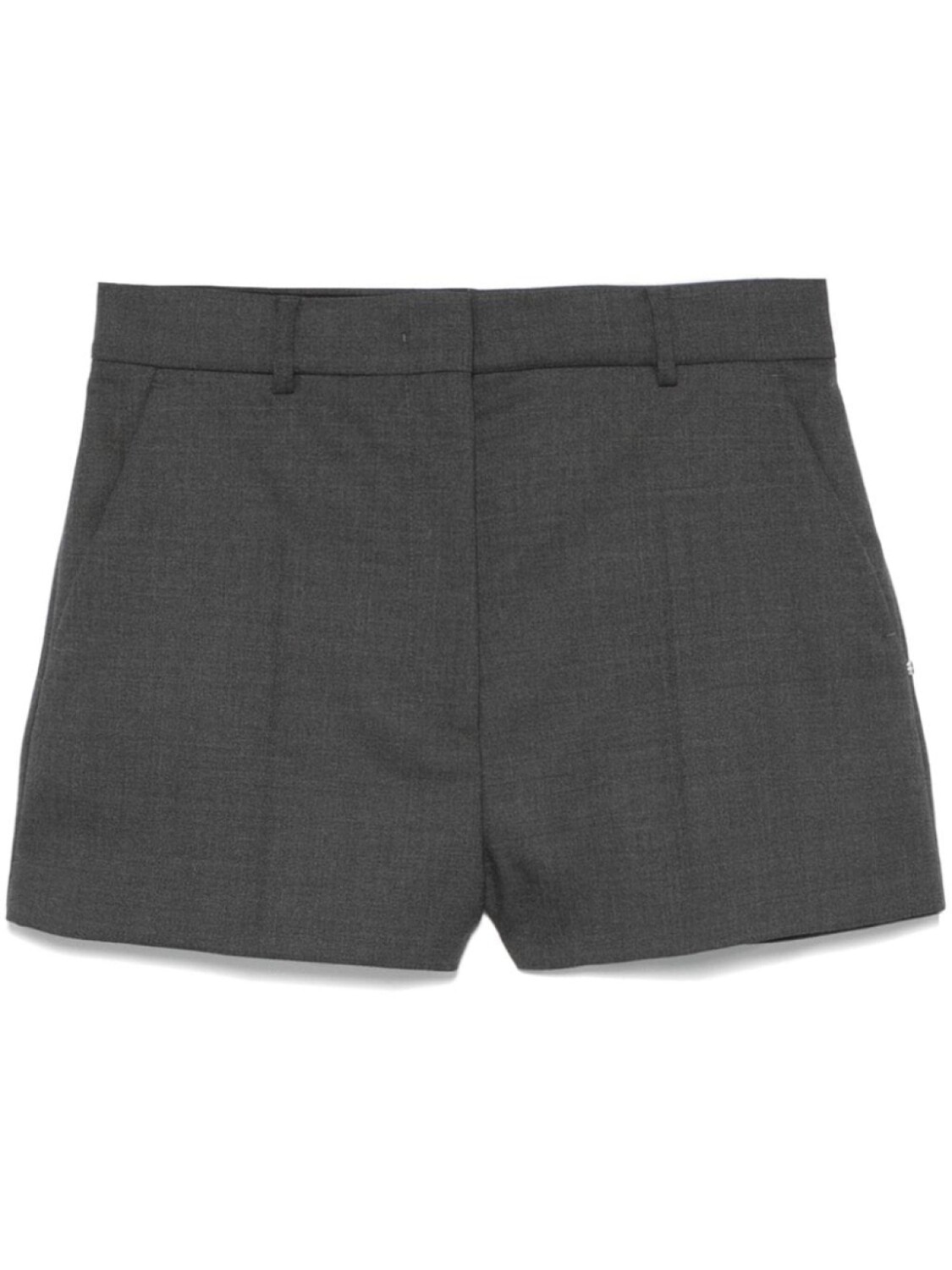 

Шорты Sportmax из натуральной шерсти, серый