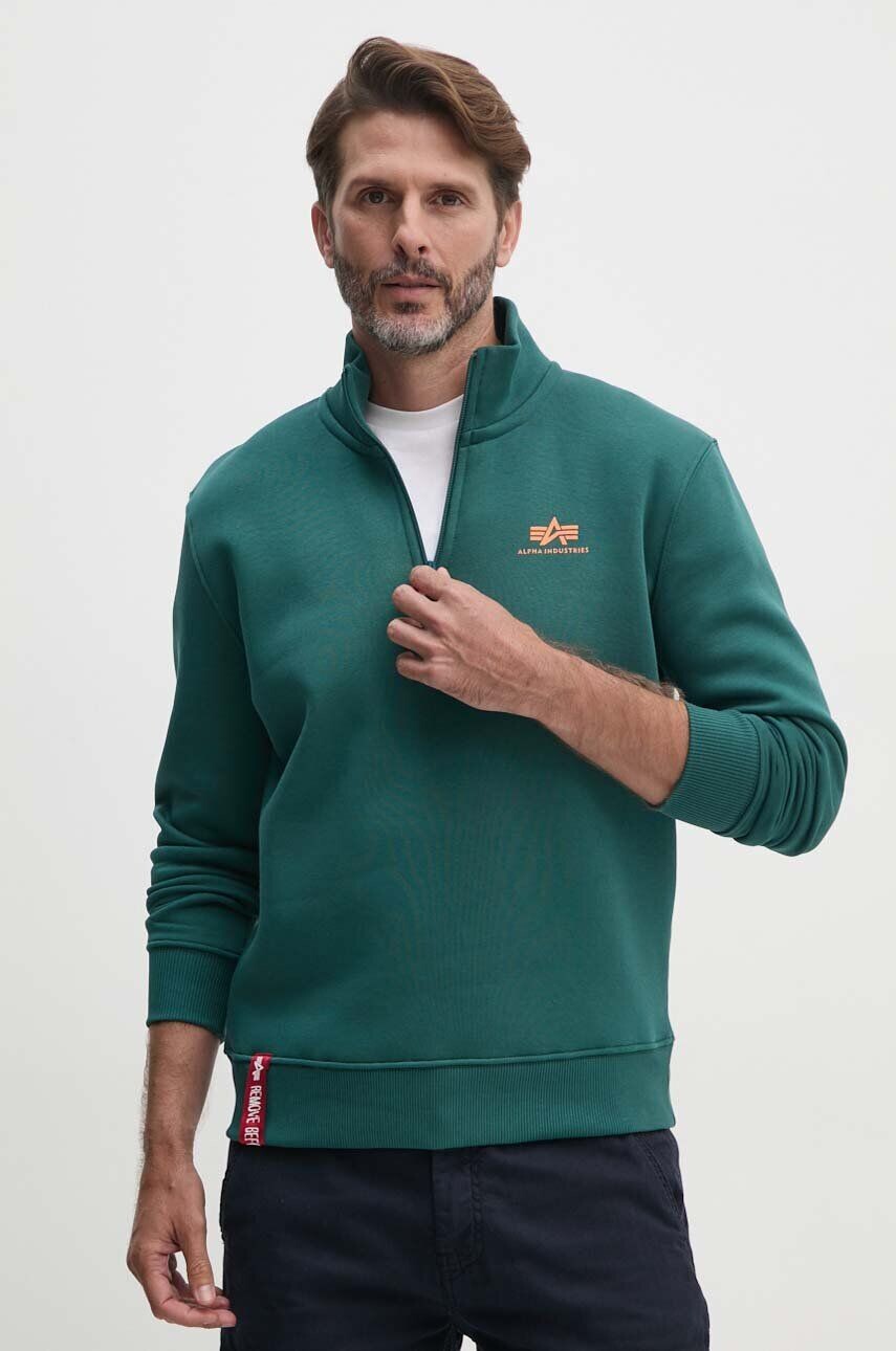 

Толстовка Alpha Industries, зеленый