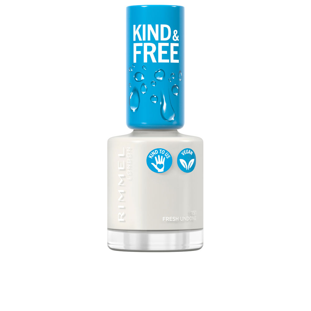 Лак для ногтей Kind & free nail polish Rimmel london, 8 мл, 151-fresh undone
