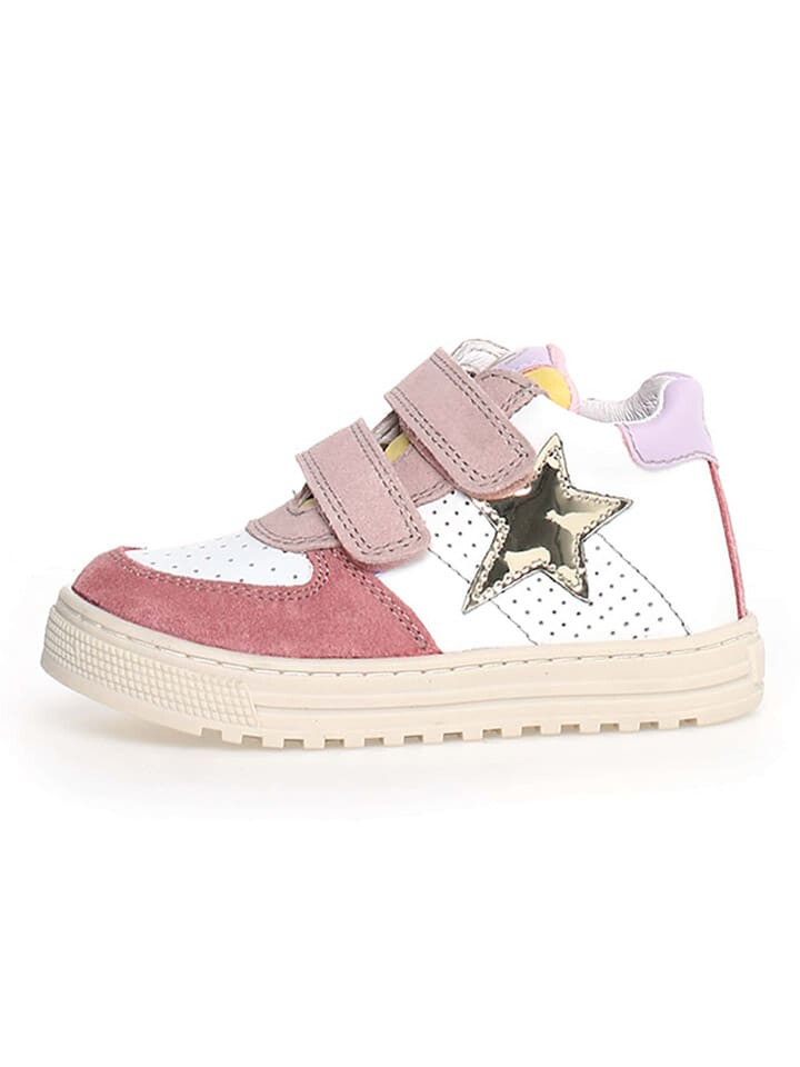 

Высокие кроссовки Naturino Leder Hess, цвет weiß/rosa/gold