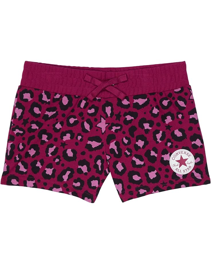 

Шорты Converse All Over Print Leopard Shorts, цвет Rose Maroon