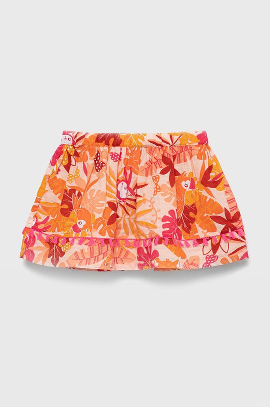 Хлопковая юбка для маленькой девочки United Colors of Benetton, оранжевый юбка united colors of benetton 42 44 размер