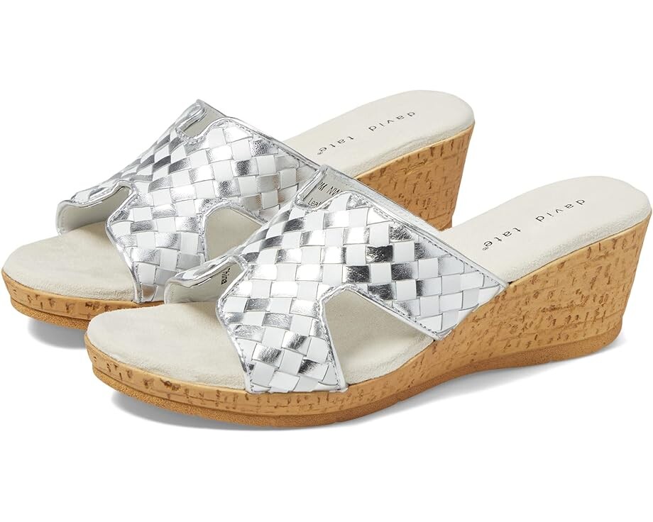 

Туфли David Tate Moderno, цвет White/Silver Nappa