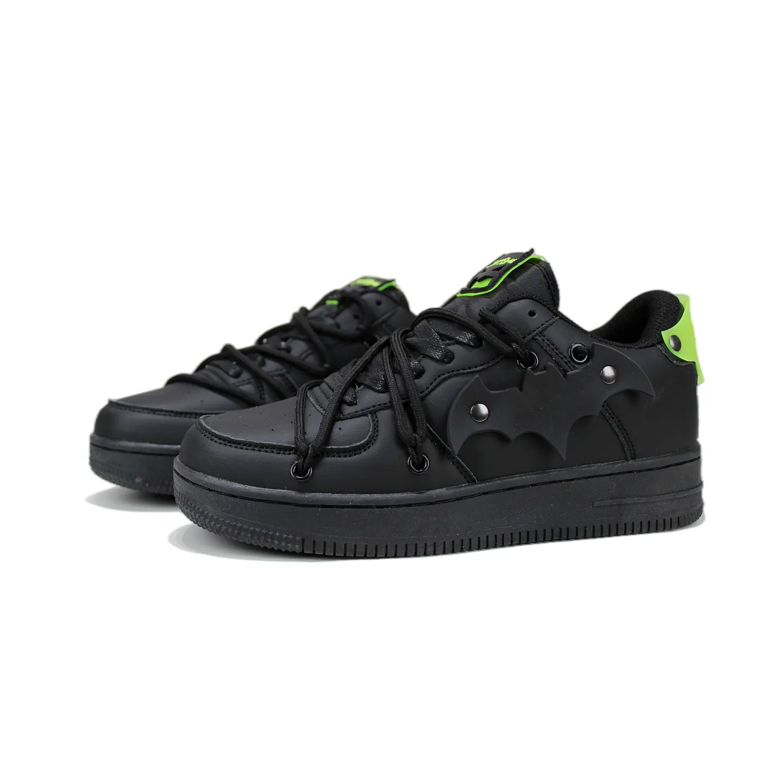 

Кроссовки JIANGSHOU Skateboarding Shoes Unisex Low-top Black, черный