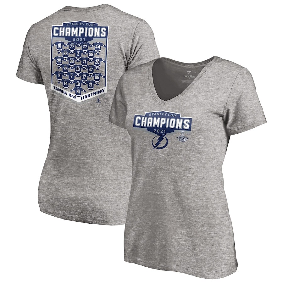 

Футболка с коротким рукавом Fanatics Branded Tampa Bay Lightning, серый