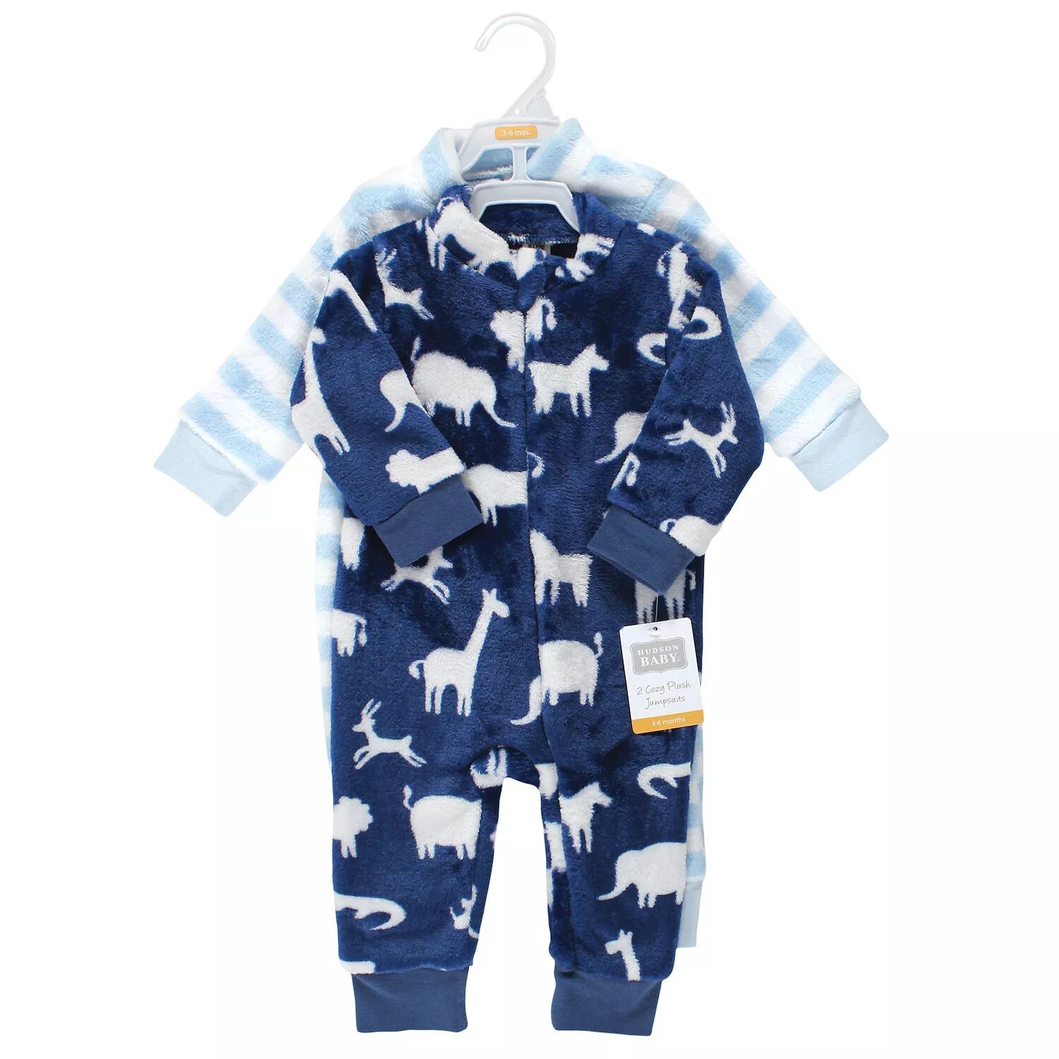 

Плюшевые комбинезоны унисекс для малышей Hudson Baby, силуэт сафари Hudson Baby