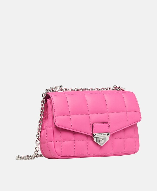 

Кожаная сумка через плечо Michael Michael Kors, розовый