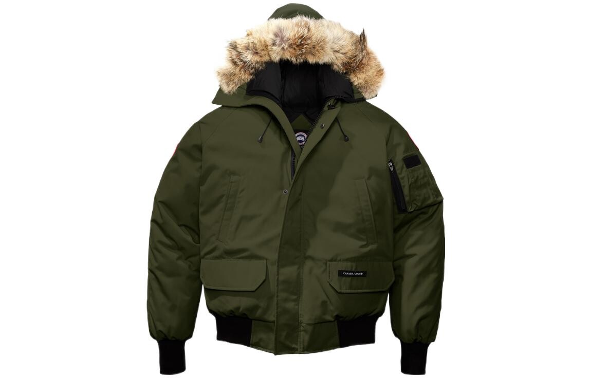 

Мужской пуховик Canada Goose, армейский зеленый
