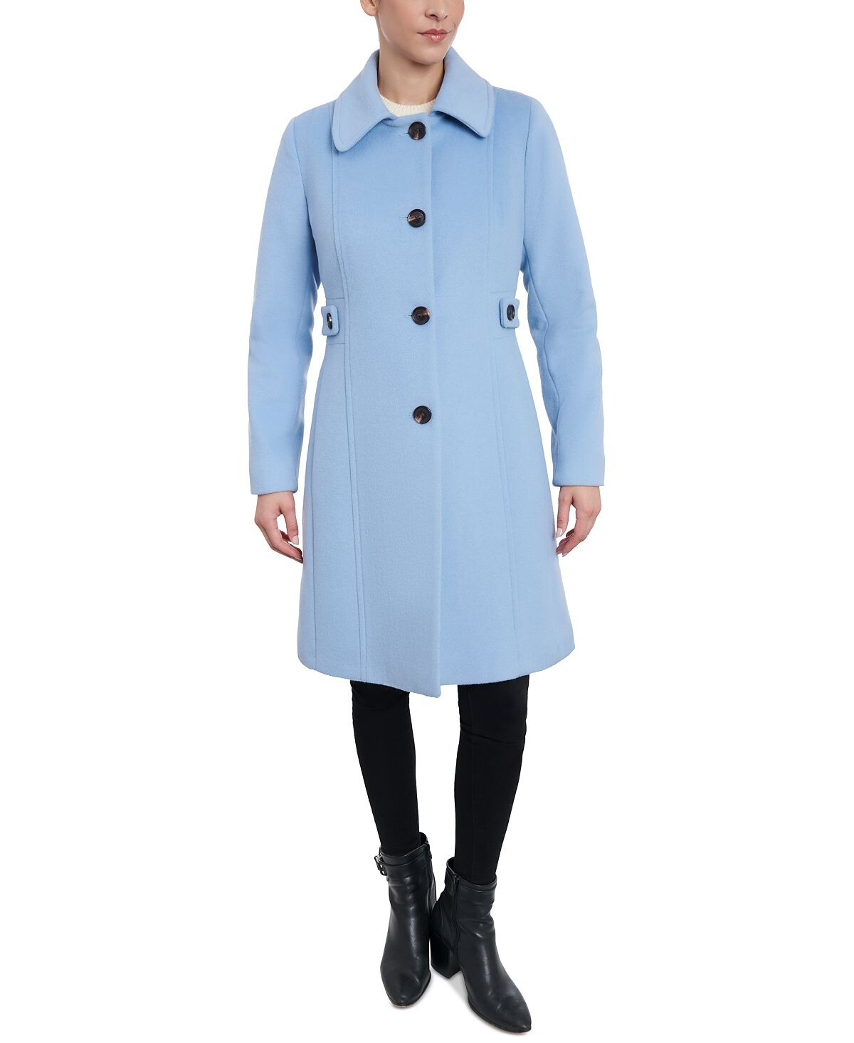 

Женское пальто с клубным воротником Anne Klein