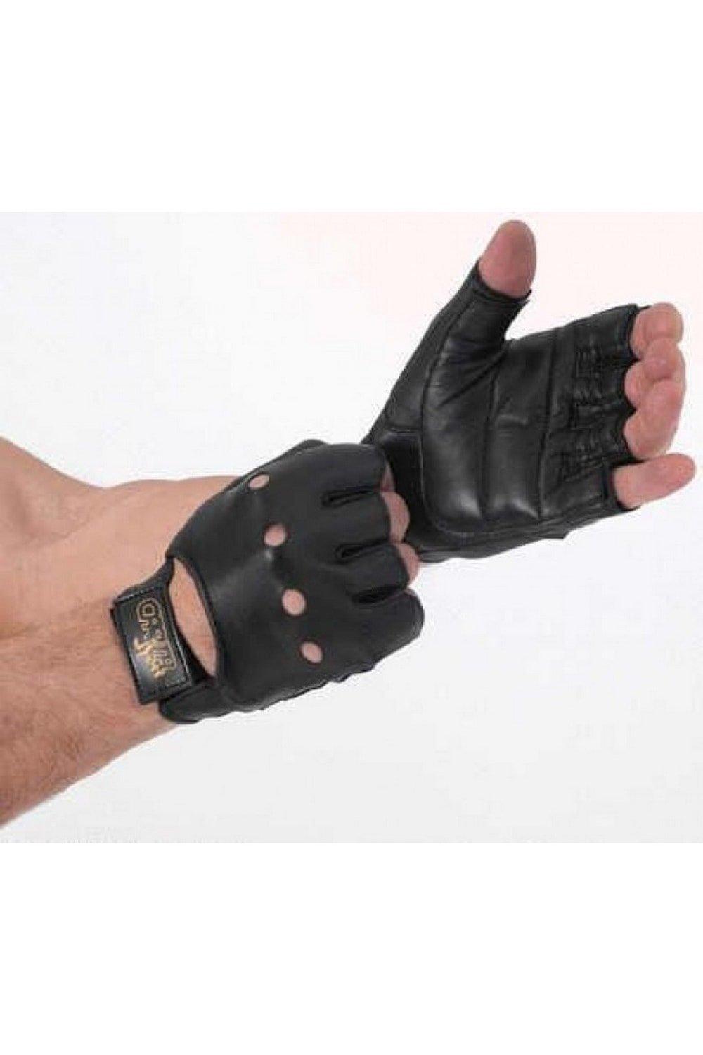 Кожаные перчатки для тяжелой атлетики Carta Sport, черный фея тяжелой атлетики