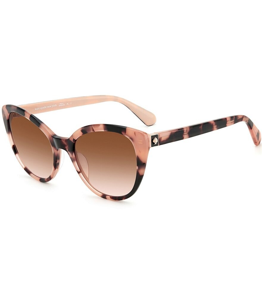 

Женские солнцезащитные очки «кошачий глаз» Kate Spade New York Amberlee 55 мм, розовый