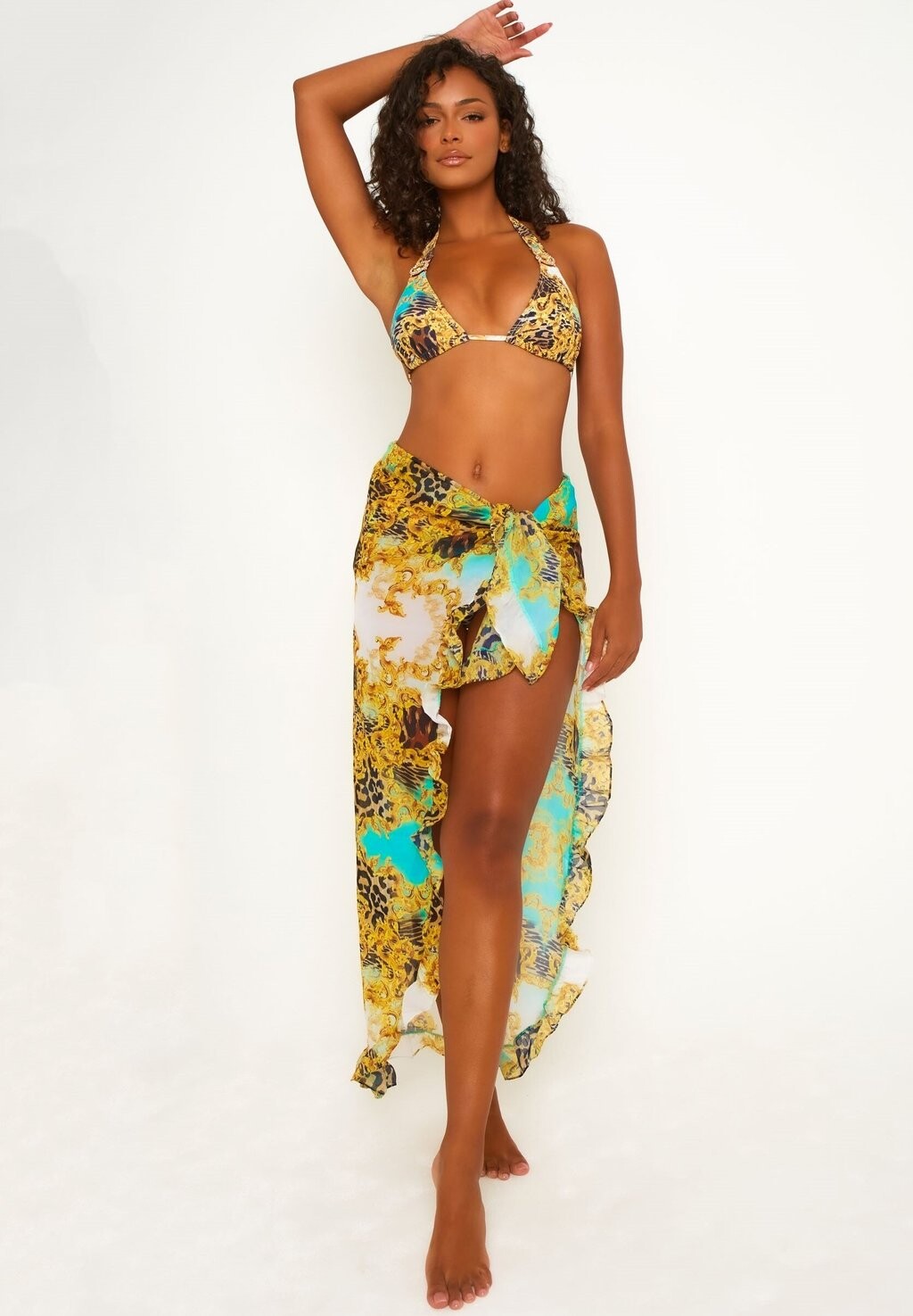 

Пляжный аксессуар BELLA VITA SARONG Moda Minx, золотой