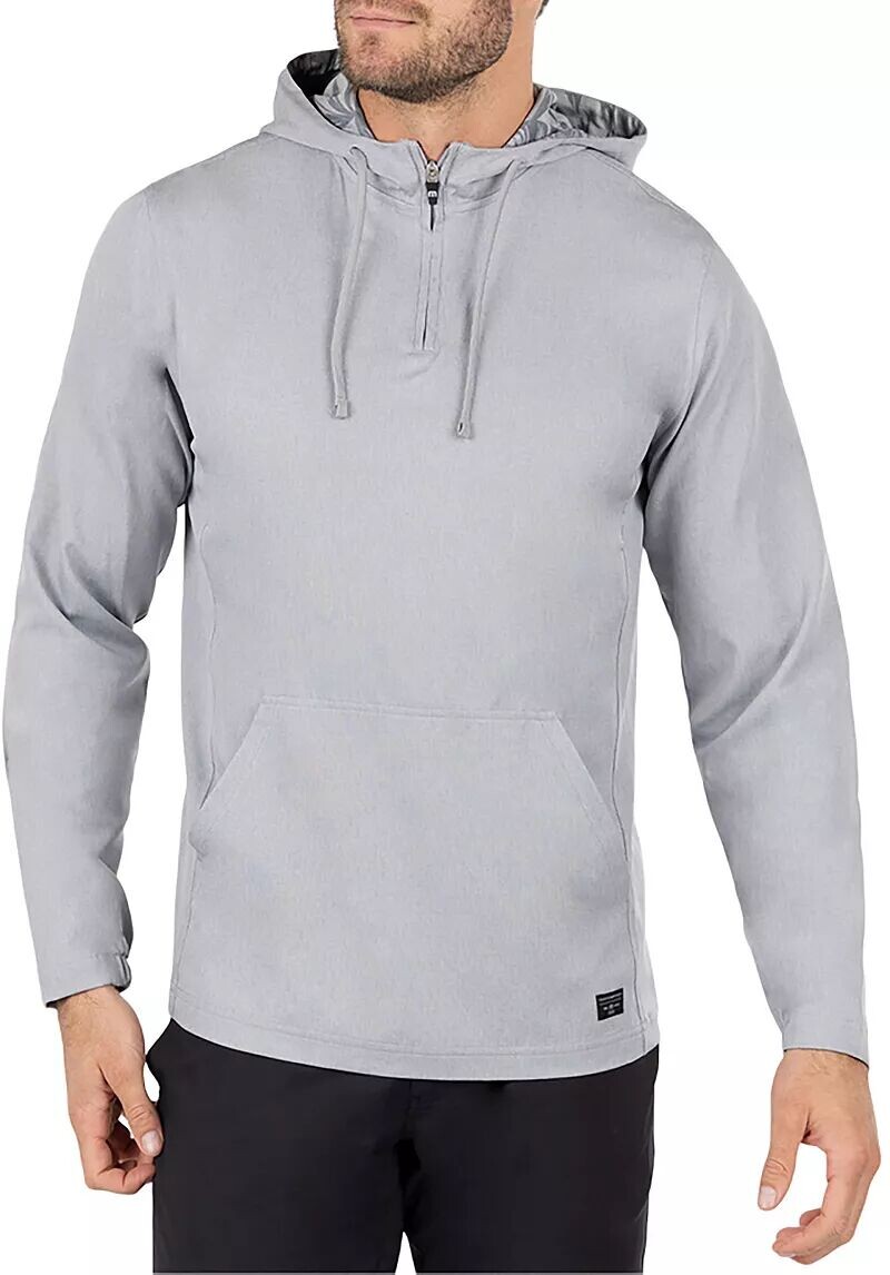 

Мужской пуловер с капюшоном для гольфа TravisMathew Skyview на молнии 1/4