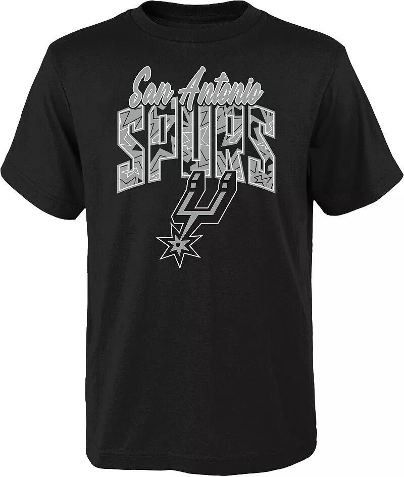

Черная футболка Outerstuff Youth San Antonio Spurs Tri-Ball